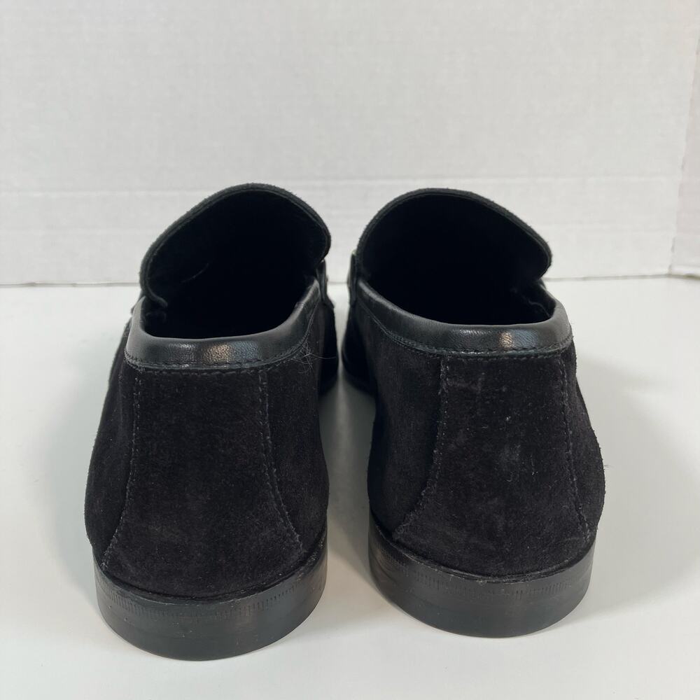 Ermenegildo Zegna Men’s 8.5 Black Suede Slip-On Horsebit Loafers Italian Made - Picture 11 of 16